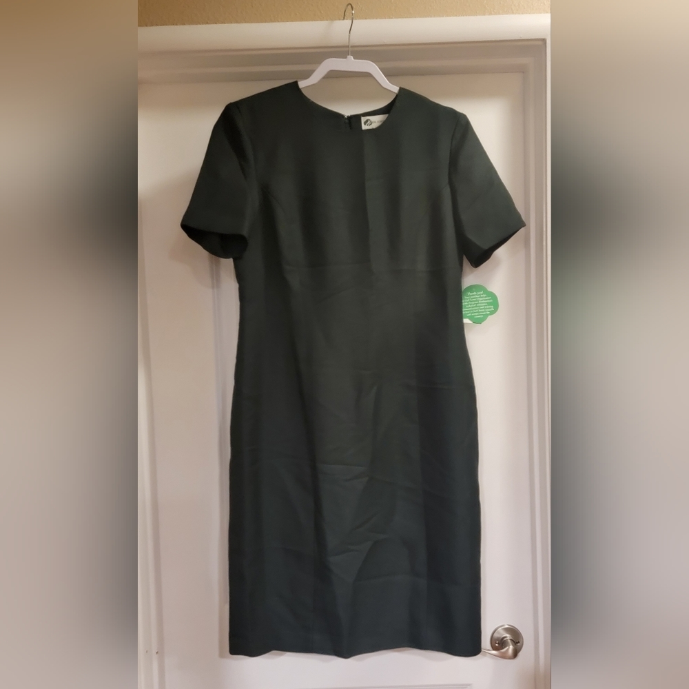 Girl Scouts of the USA Womens Size 8 Green Scoop Neck, Short Sleeve Vintage